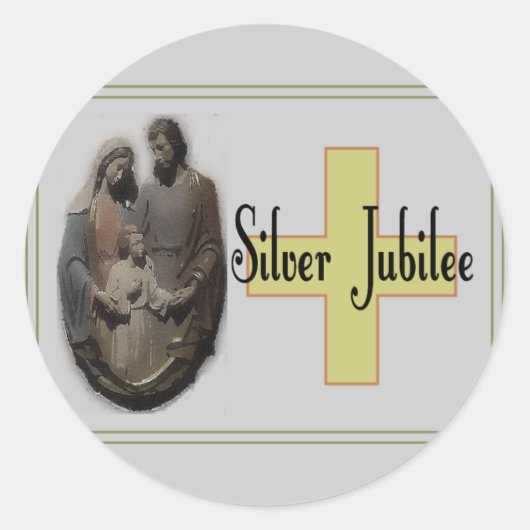 Silver Jubilee Gifts for Nuns Ronde Sticker (Voorkant)