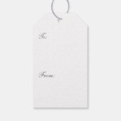 Silver Jubileum Dolphins en Heart Cadeaulabel (Achterkant)