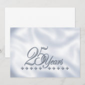 Silver Jubileum nodigt uit Kaart (Voorkant / Achterkant)