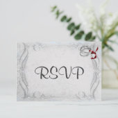 Silver Jubileum RSVP Kaartje (Staand voorkant)