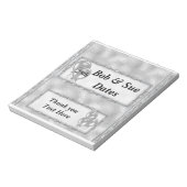 Silver Jubileum Snoep Bar Wrappers Party Favor Notitieblok (Linkerzijde)