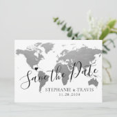 Silver Kaart de Band van de Bestemming van de Kaar (Staand voorkant)