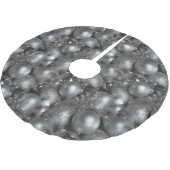 Silver KerstBaubles Kerstboom Rok (Gekanteld)