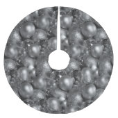 Silver KerstBaubles Kerstboom Rok (Voorkant)