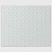 Silver-kerstsnowflake-patroon Cadeaupapier (Vlak)