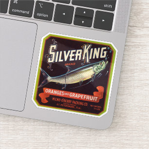 Silver King Merk Sinaasappels en Grapefruit Label
