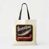 Silver King Merk Sinaasappels en Grapefruit Label Tote Bag (Voorkant)