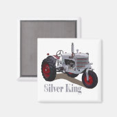 Silver King Tractor Magneet (Voorkant / Achterkant)