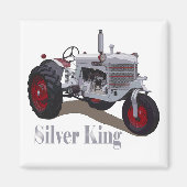 Silver King Tractor Magneet (Voorkant)