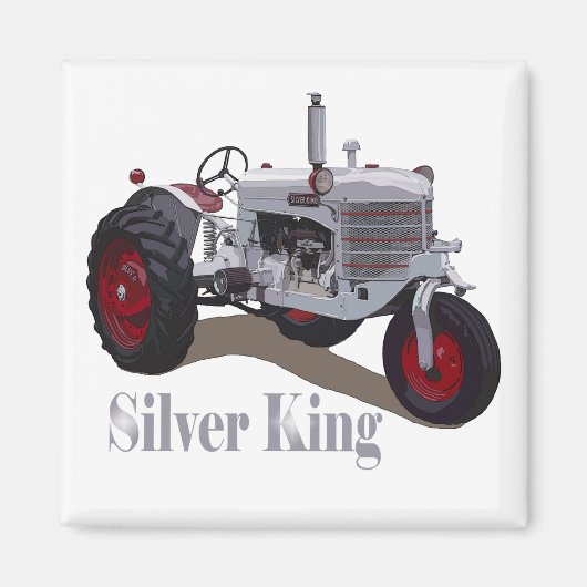 Silver King Tractor Magneet (Voorkant)