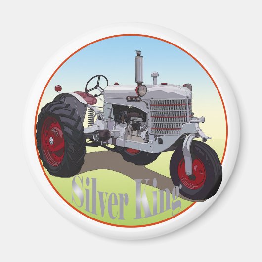 Silver King Tractor Magneet (Voorkant)