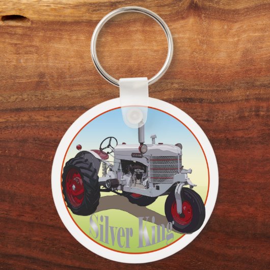 Silver King Tractor Sleutelhanger (Voorkant)