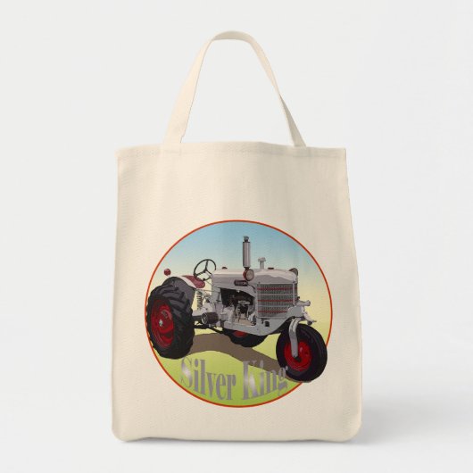 Silver King Tractor Tote Bag (Voorkant)