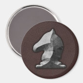 Silver Knight - Zero Grativity Chess (SLS) Magneet (Voorkant / Achterkant)