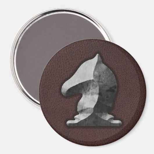 Silver Knight - Zero Grativity Chess (SLS) Magneet (Voorkant / Achterkant)