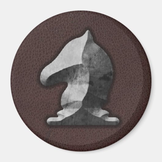 Silver Knight - Zero Grativity Chess (SLS) Magneet (Voorkant)