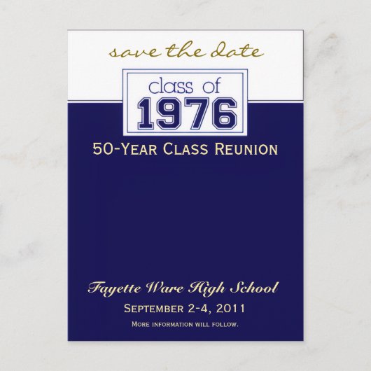 Silver Knights Class Reunion Briefkaart (Voorkant)