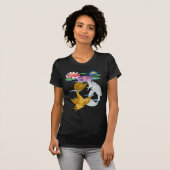 Silver Koi-Roze en Roze Lilies T-Shirts (Voorkant volledig)