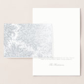 Silver Kraft Folie kerstfeestdag Kaart groet (Display)