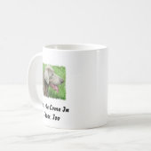 Silver Labrador Retriever Mok (Voorkant links)