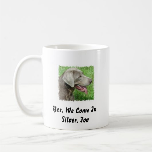 Silver Labrador Retriever Mok (Links)