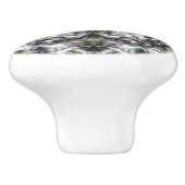 Silver Lace Keramische Knop (Zijkant)