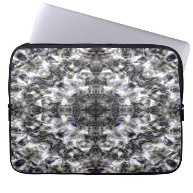 Silver Lace Laptop Sleeve (Voorkant)