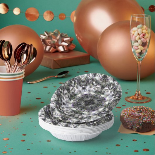Silver Lace Papieren Kommen (Multi)