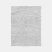 Silver Lace Pattern Fleece Deken (Voorkant)