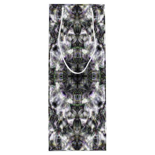 Silver Lace Wijn Cadeautas (Achterkant)