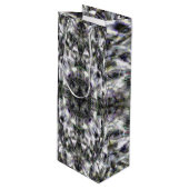 Silver Lace Wijn Cadeautas (Voorkant Gekanteld)