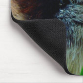 Silver Laced Cochin Chick in Studio Setting Muismat (Hoek)