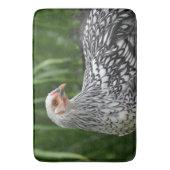 Silver Laced Wyandotte Chicken Badmat (Voorkant Verticaal)