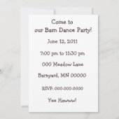 Silver Laced Wyandotte Rooster Kaart (Achterkant)