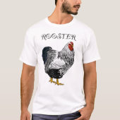 Silver Laced Wyandotte Rooster shirt (Voorkant)