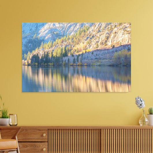 Silver Lake Autumn Canvas Afdruk (Insitu (Woonkamer))