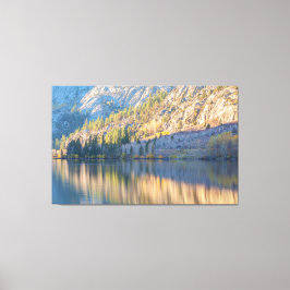 Silver Lake Autumn Canvas Afdruk