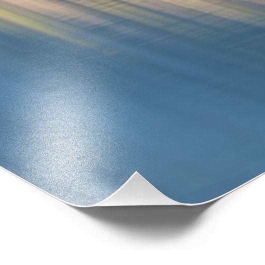 Silver Lake Autumn Foto Afdruk (Hoek)