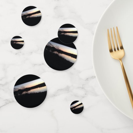 Silver Lake bij zonsondergang Confetti (Groep)