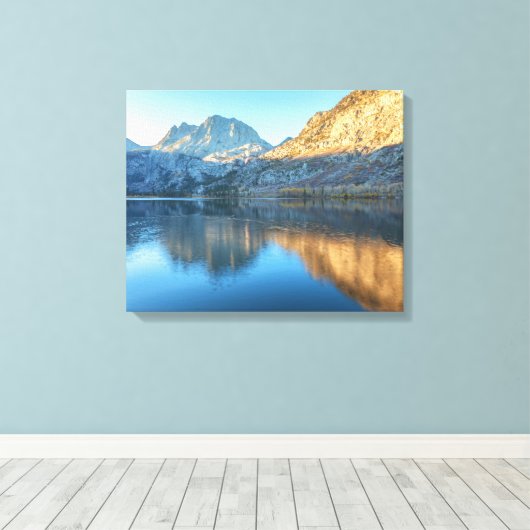 Silver Lake Canvas Afdruk (Insitu (Houten vloer))