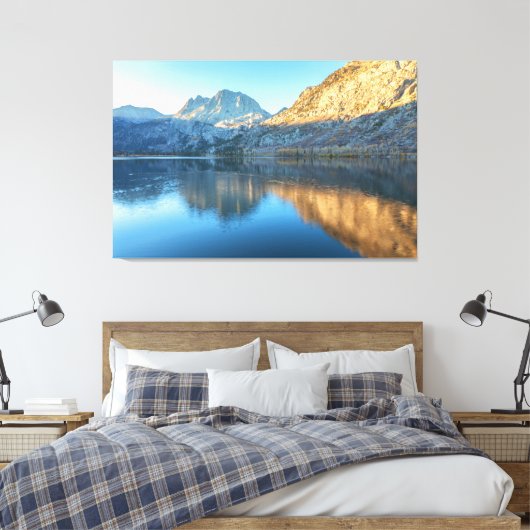 Silver Lake Canvas Afdruk (Insitu (Slaapkamer))