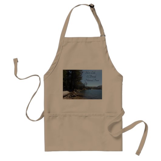 Silver Lake El Dorado Nationaal Woud Standaard Schort (Voorkant)