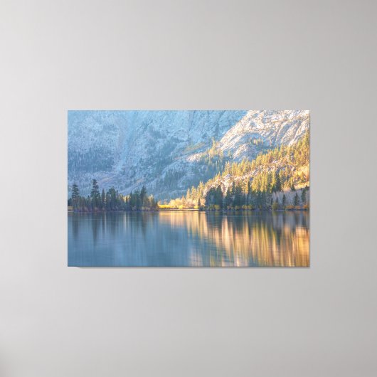 Silver Lake Morning Canvas Afdruk (Voorkant)