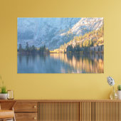 Silver Lake Morning Canvas Afdruk (Insitu (Woonkamer))