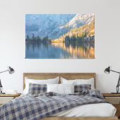 Silver Lake Morning Canvas Afdruk (Insitu (Slaapkamer))