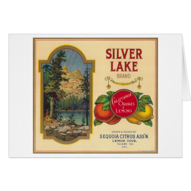 Silver Lake Oranje LabelLemon Cove, CA (Voorkant Horizontaal)