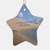 Silver Lake Sand Dunes, Mears, Michigan Keramisch Ornament (Links)