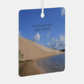 Silver Lake Sand Dunes, Mears, Michigan Metalen Ornament (Voorkant Rechts)