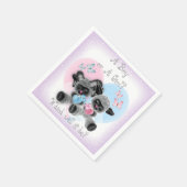 Silver Lamb Baby Gender Reveal Papieren Feestserve Servetten (Hoek)