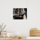 Silver Langur Monkey Troop met Baby Poster (Keuken)